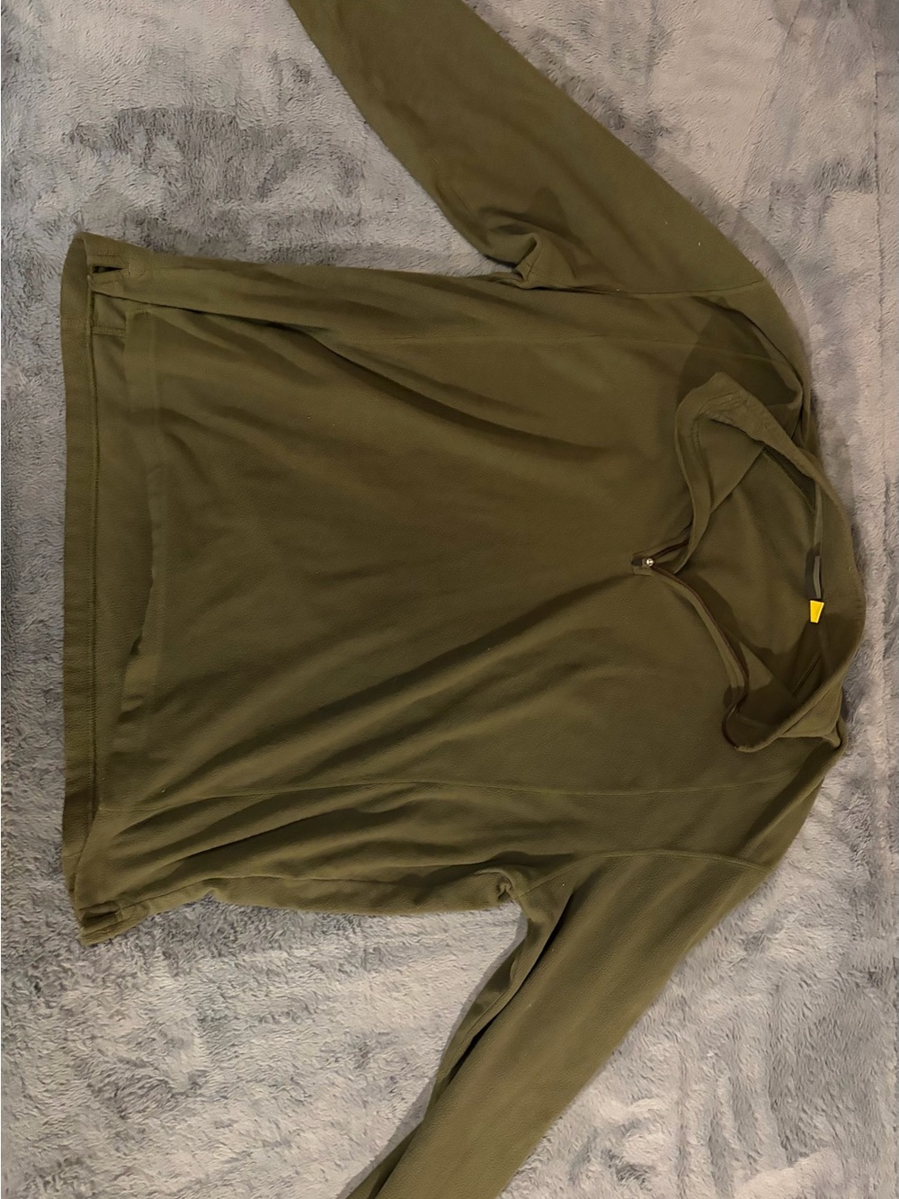 Cabela's Olive Fleece Zip Jacket - Dark Green